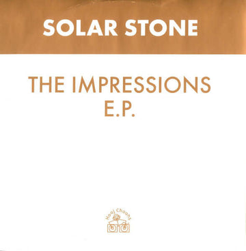 Solar Stone - The Impressions E.P. Vinyl Vinly Record