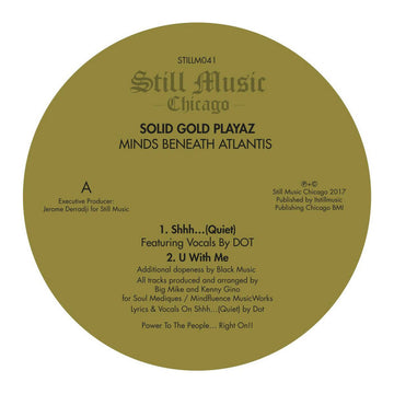 Solid Gold Playaz - Minds Beneath Atlantis Vinyl Vinly Record