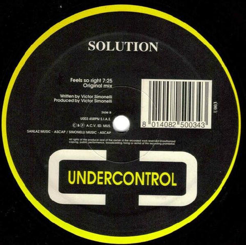 Solution - Feels So Right Vinyl - Vinyl Record