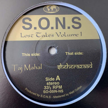 S.O.N.S - Lost Tales Volume 1 Vinyl Vinly Record