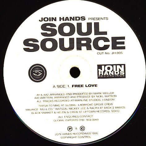 Soul Source - Free Love Vinyl