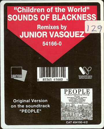 Sounds Of Blackness - Children Of The World (Theme From PEOPLE) - The Junior Vasquez Mixes Vinyl Vinly Record