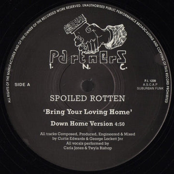 Spoiled Rotten - Bring Your Loving Home Vinyl Vinly Record