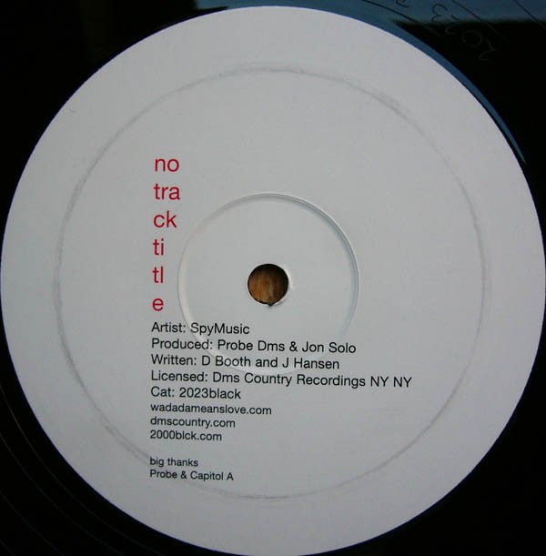 Spymusic - No Track Title Vinyl