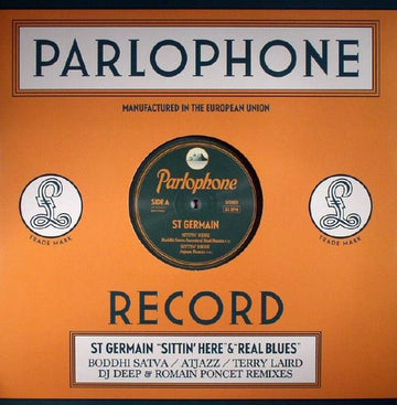 St Germain - Sittin' Here / Real Blues (Remixes) Vinyl Vinly Record