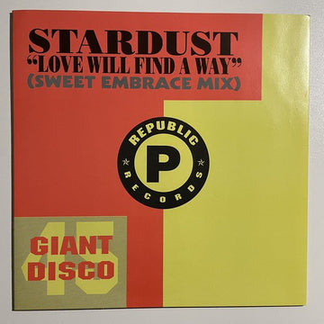 Stardust - Love Will Find A Way / Blazin' Vinyl Vinly Record