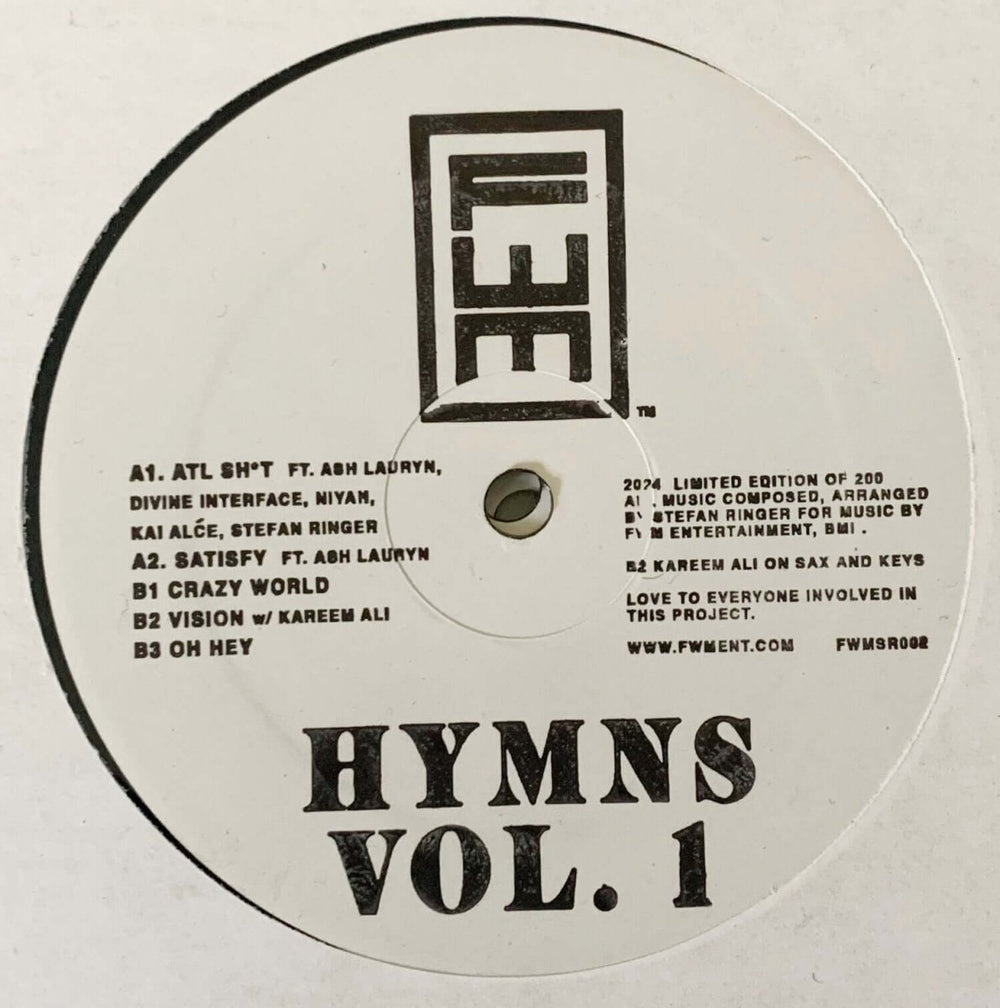 Stefan Ringer - Hymns Vol 1 (Ltd. 200 Copies) Vinyl