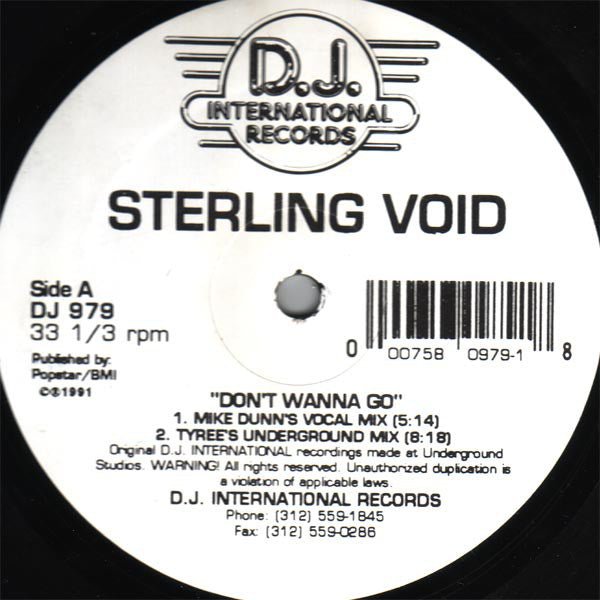 Sterling Void - Don't Wanna Go