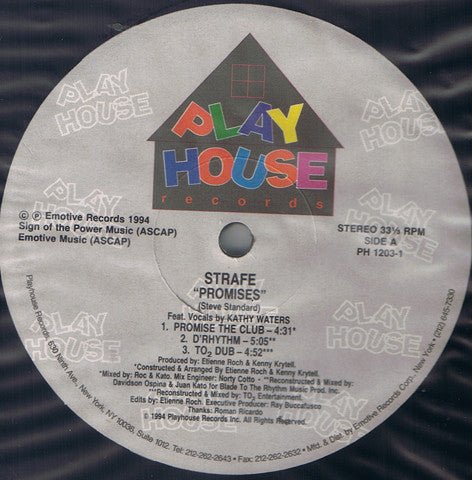 Strafe - Promises Vinyl