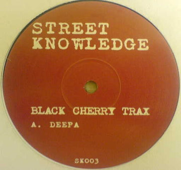 Street Knowledge - Black Cherry Trax Vinyl Vinly Record