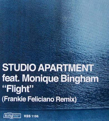 Studio Apartment Feat. Monique Bingham - Flight Vinyl Vinly Record