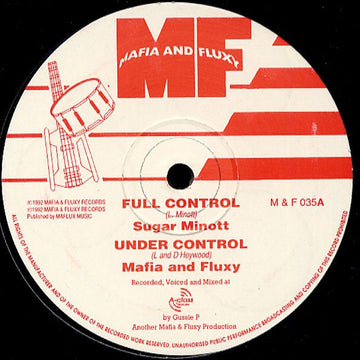 Sugar Minott - Full Control / Let's Get It Back Vinyl Vinly Record