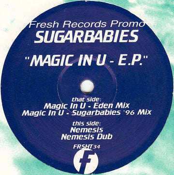 Sugarbabies - Magic In U - E.P. Vinyl Vinly Record