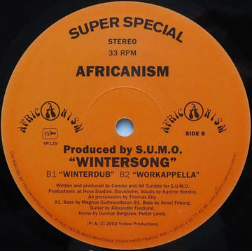 S.U.M.O. - Wintersong Vinyl Vinly Record