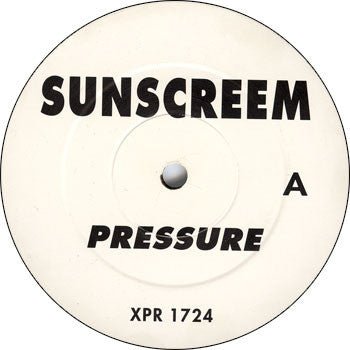Sunscreem - Pressure Vinyl Vinly Record