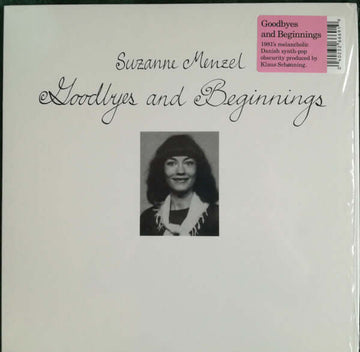 Suzanne Menzel - Goodbyes And Beginnings Vinyl Vinly Record