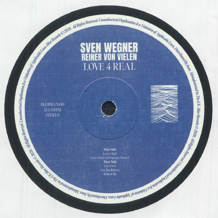 Sven Wegner / Reiner Von Vielen - Love 4 Real EP Vinyl