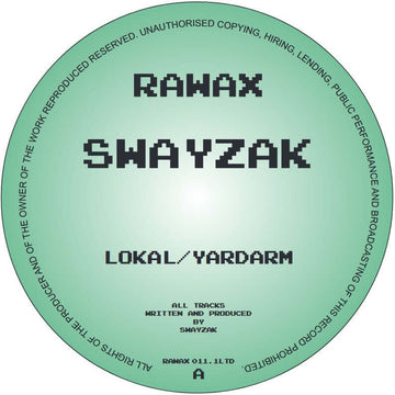 Swayzak - Lokal/ Yardarm Vinyl Vinly Record