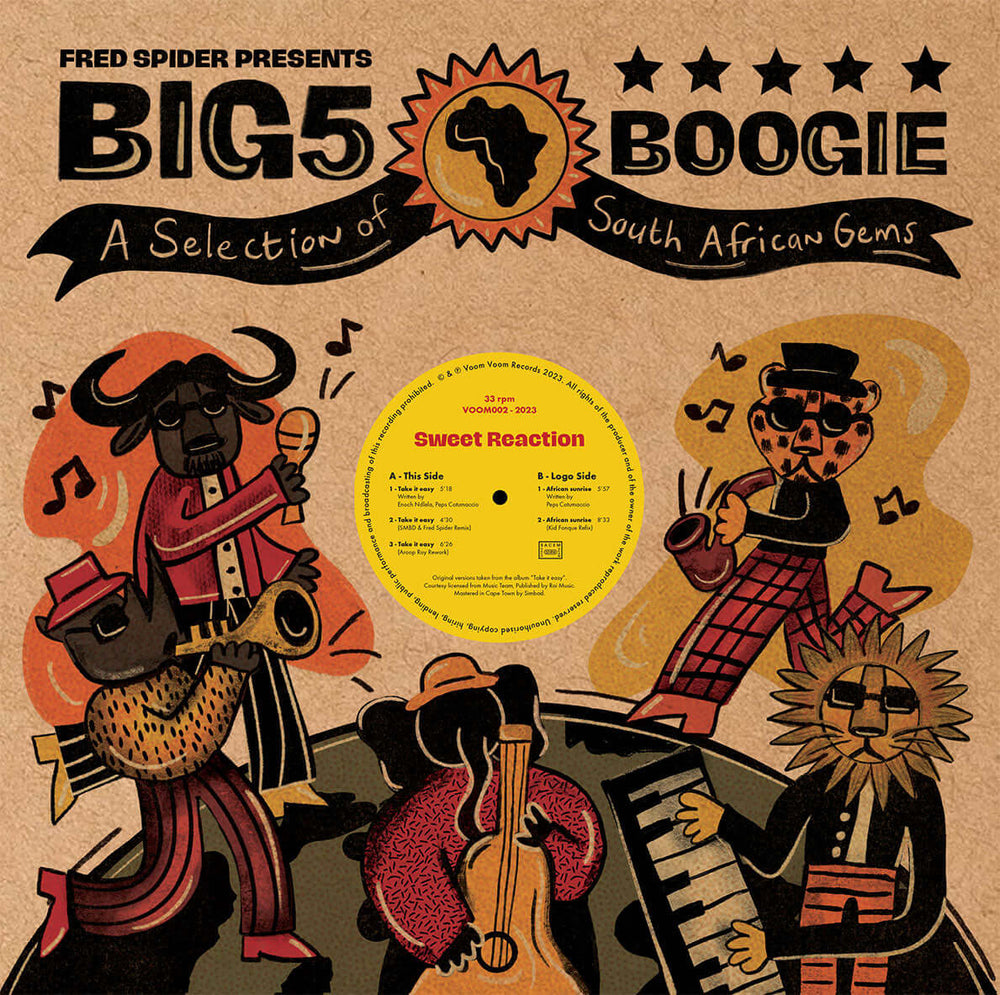 Sweet Reaction - Big 5 Boogie 2 - Take it Easy - African Sunrise Vinyl