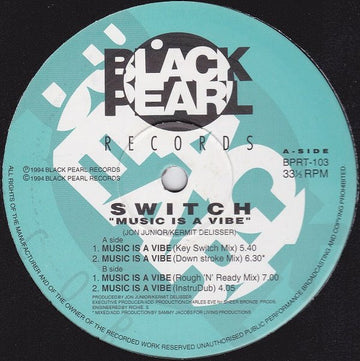 Switch - Music Is A Vibe Vinyl Vinly Record