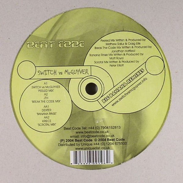 Switch vs. McGuyver - Big Banana (Remixes) Vinyl