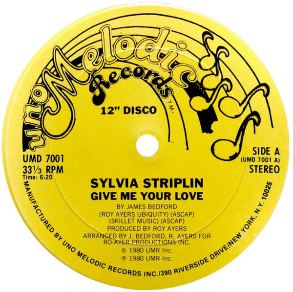 Sylvia Striplin - Give Me Your Love / You Can't Turn Me Away Vinyl