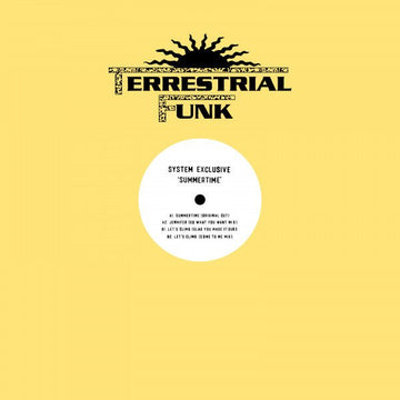 System Exclusive - Summertime EP Vinyl Vinly Record