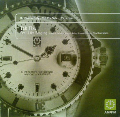 Tak Tix - Feel Like Singing Vinyl