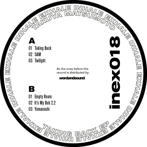 Takuya Matsumoto - Taking Back EP Vinyl