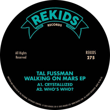 Tal Fussman - Walking On Mars EP Vinyl Vinly Record