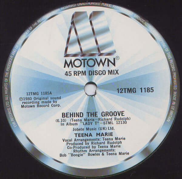 Teena Marie - Behind The Groove Vinyl