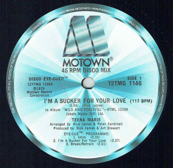 Teena Marie - I'm A Sucker For Your Love Vinyl