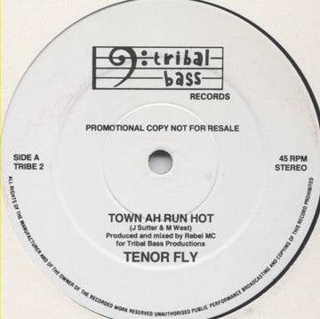 Tenor Fly - Town Ah Run Hot Vinyl Vinly Record