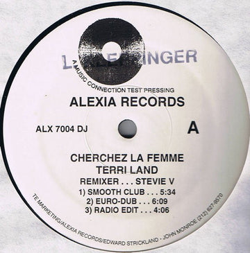 Terri Land - Cherchez La Femme Vinyl Vinly Record