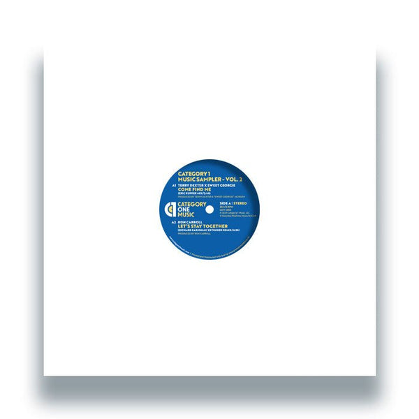 Terry Dexter / Ron Carroll / Ed Ramsay / Eric Kupper - Category 1 Music Sampler - Vol. 2 Vinyl