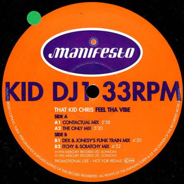 That Kid Chris - Feel Tha Vibe Vinyl Vinly Record