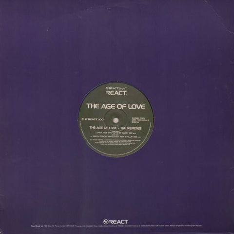 The Age Of Love - The Age Of Love (The Remixes) Vinyl - Vinyl Record