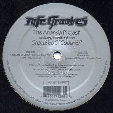 The Ananda Project Featuring Gaelle Adisson - Cascades Of Colour EP Vinyl Vinly Record