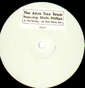 The Astro Trax Team Featuring: Shola Phillips - The Energy Vinyl Vinly Record