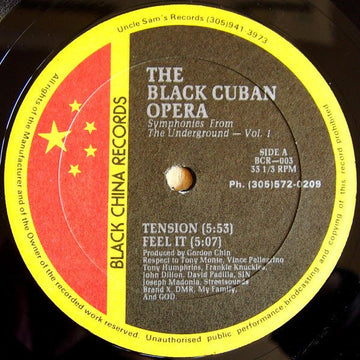 The Black Cuban Opera - Symphonies From The Underground Volume 1 Vinyl Vinly Record