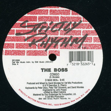 The Boss - Congo Vinyl Vinly Record