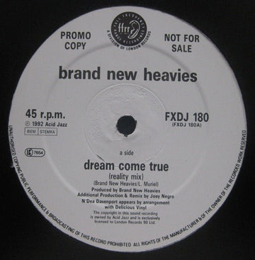 The Brand New Heavies - Dream Come True Vinyl Vinly Record