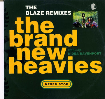 The Brand New Heavies Featuring N'Dea Davenport - Never Stop - The Blaze Remixes Vinyl Vinly Record