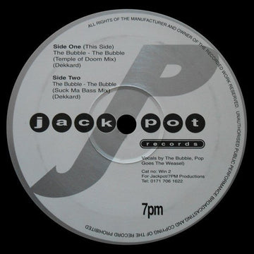 The Bubble - The Bubble Vinyl Vinly Record