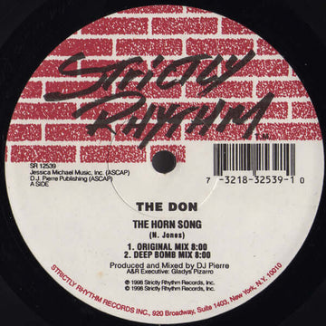 The Don - The Horn Song Vinyl Vinly Record