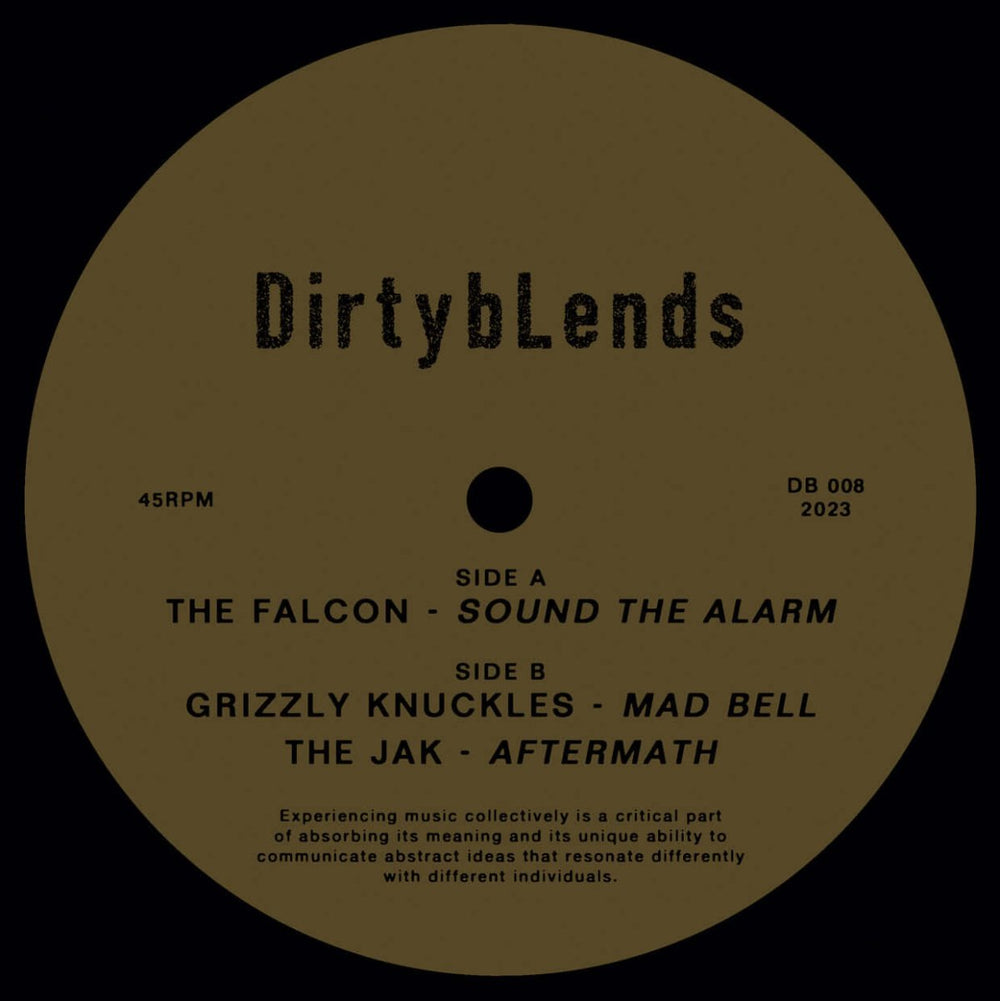 The Falcon / Grizzly Knuckles / The Jak - Sound The Alarm Vinyl