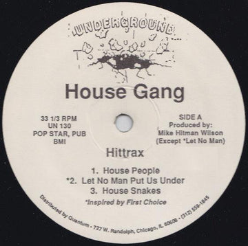The House Gang - Hittrax Vinyl Vinly Record