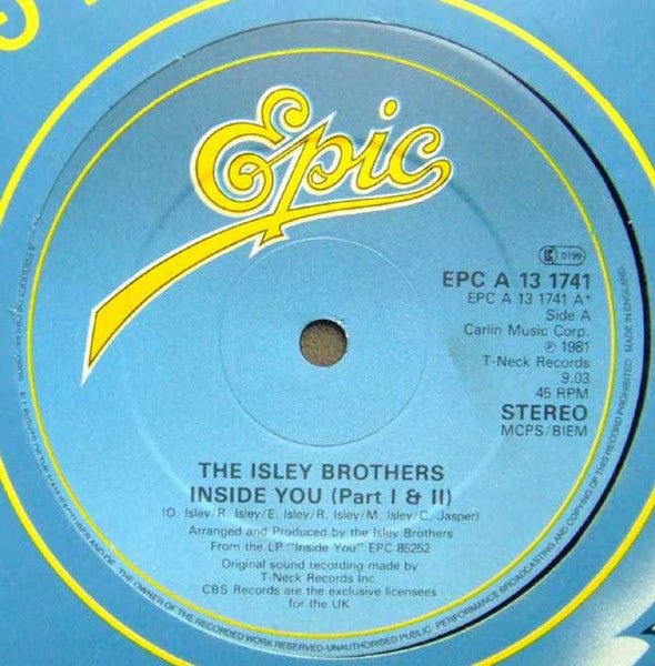 The Isley Brothers - Inside You / Love Zone Vinyl