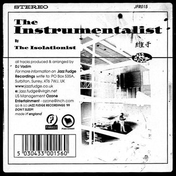 The Isolationist - The Instrumentalist Vinyl Vinly Record