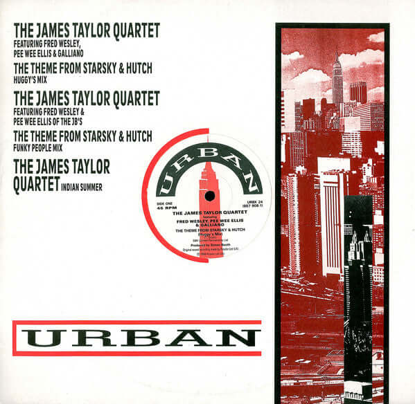 The James Taylor Quartet Featuring Fred Wesley, Pee Wee Ellis & Galliano - The Theme From Starsky & Hutch Vinyl